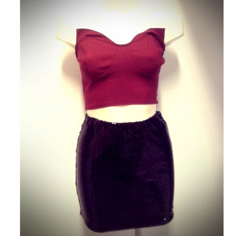 Crop Top Tinto