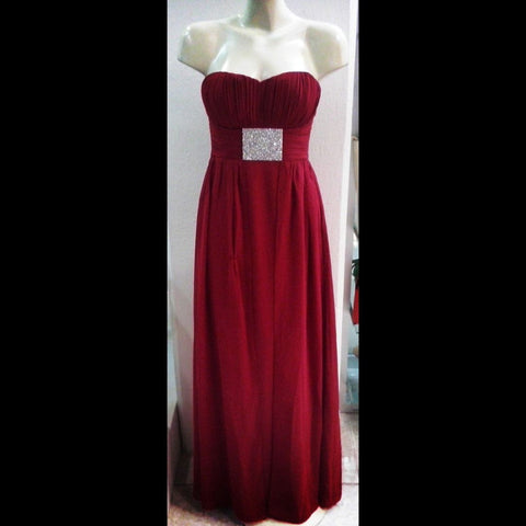 Vestido Fiesta Tinto