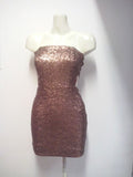 Vestido Lentejuela Estraples