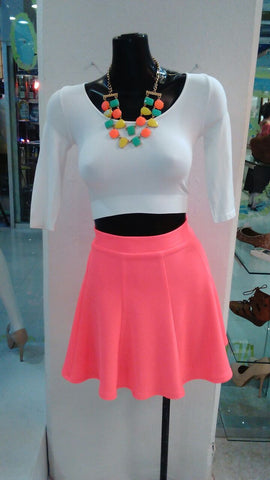 Falda Coral Neon